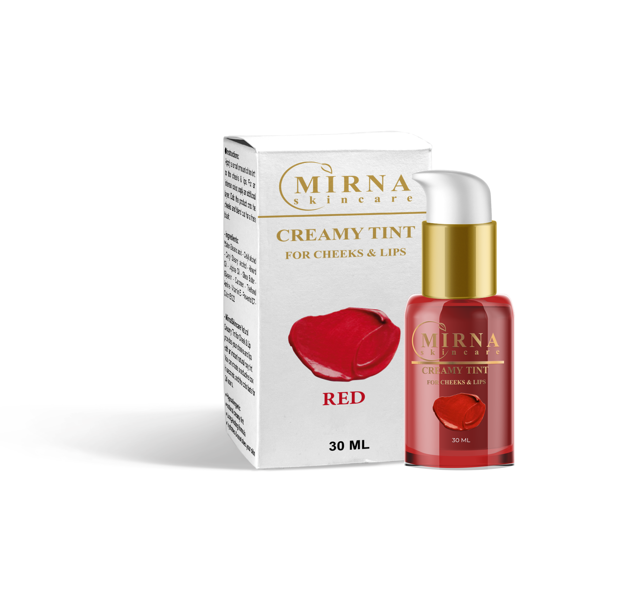 MirnaSkincare - Wholesale Blush - MirnaSkincare - Creamy Tint cheek & lip 30ml2