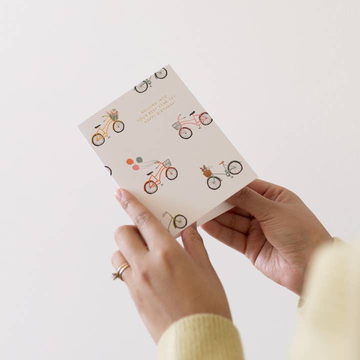 Ramona & Ruth - Wholesale Birthday Card - Bike Birthday Card