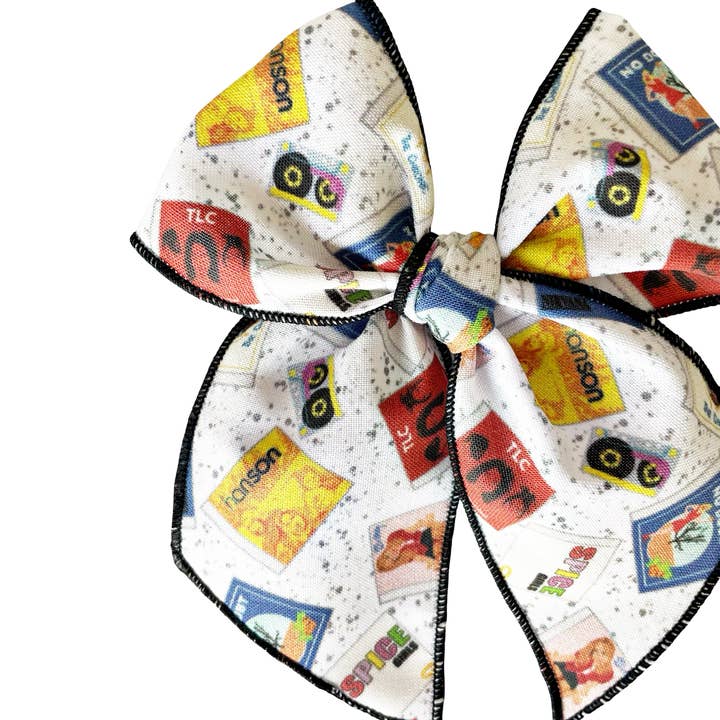 Lady Eleanor & Co - Wholesale Hair Bow - Kids - 90s Music Albums Elle Bow1