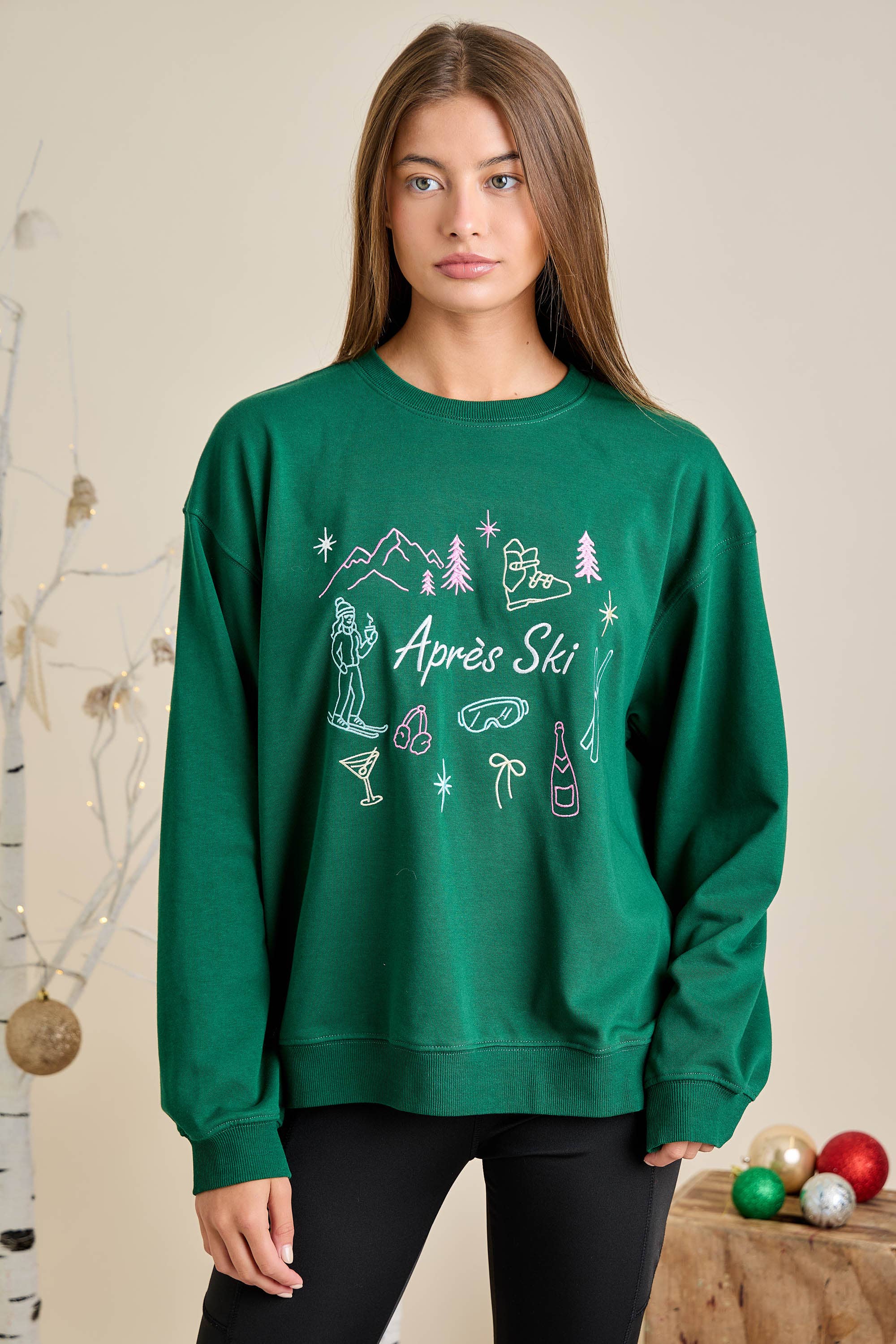 Main Strip - Wholesale Graphic Sweatshirt - Unisex - Ready to Ship Après Ski Graphic Sweatshirt – Winter Resort 11