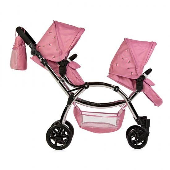 Roma - Wholesale Doll Stroller - Kids - Roma Darcie Twin Dolls Pram - pink9