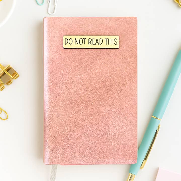 Write This Way - Vente Journal intime - Mini Memos™️ Journal|Ne lisez pas ce petit carnet de poche en faux cuir0