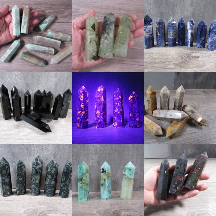 Keystone Crystals - Wholesale Spiritual Stone/Crystal - Gemstone Obelisk – 3-Inch Crystal Tower for Energy Work