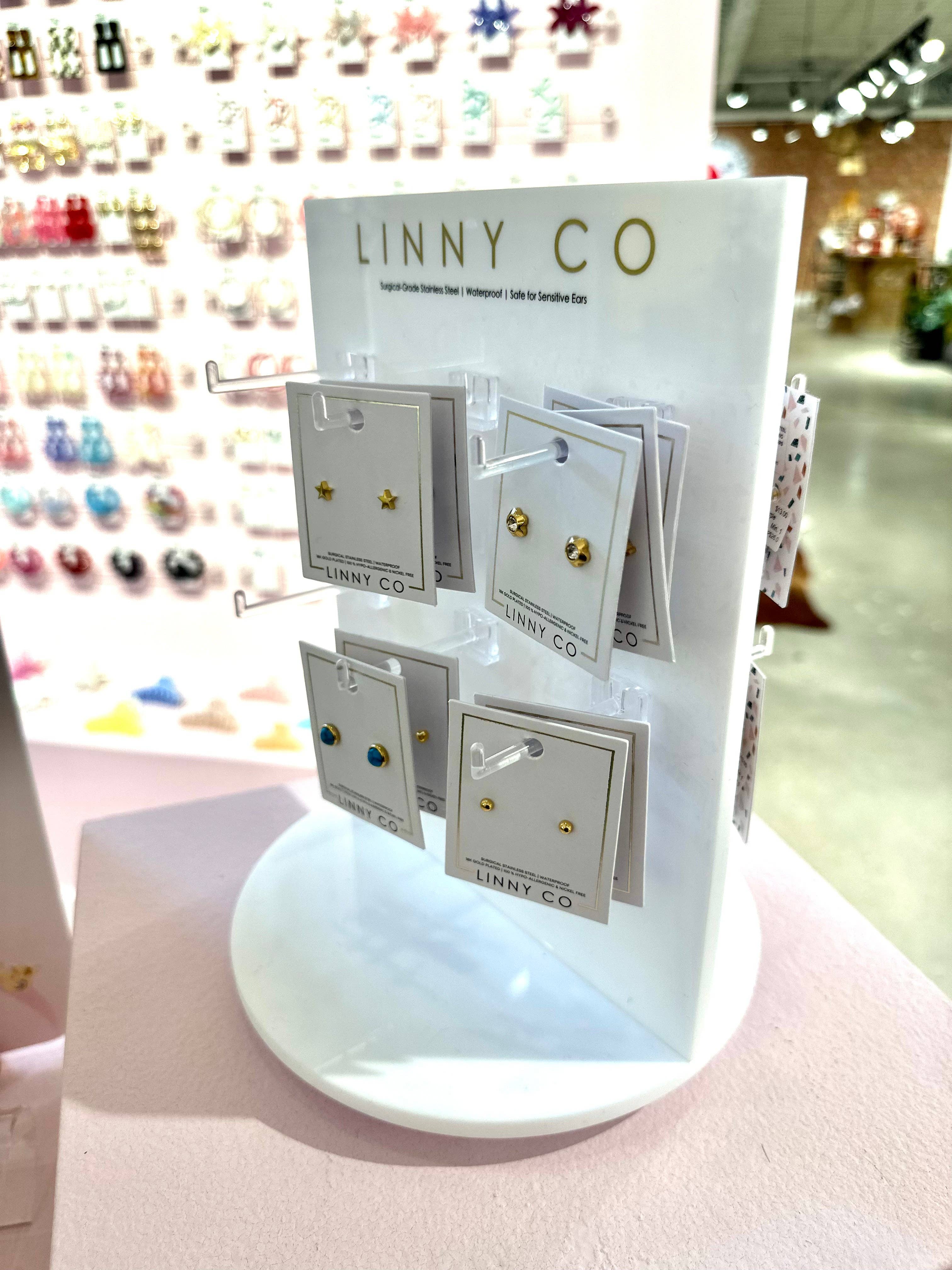 LINNY CO - Wholesale Jewelry Stand & Display - Display - Small Screwback Nap Stud Spinner - $354