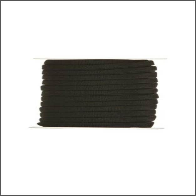 Mini Art Products - Wholesale Ribbon - Gift Wrapping - Elastic Cord - Black - 6mm x 20m