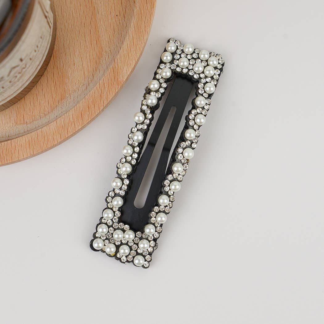 TheDivaSoap - Wholesale Haarclip - Dames - Vintage haarclip met parels en strass-steentjes4