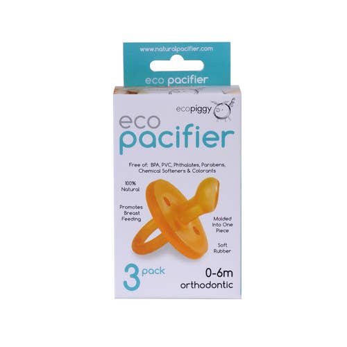 Ecopiggy - Wholesale Pacifier - Baby - Natural Rubber Pacifier - Orthodontic Ecopacifier