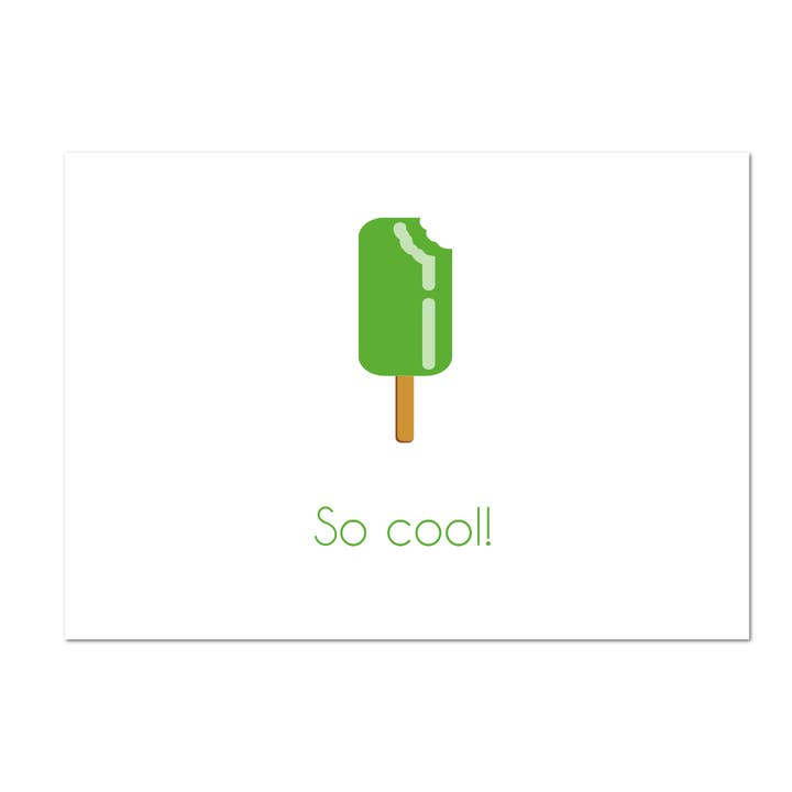 Postcard “cool” for wholesale by Rabenmütter Verlag UG