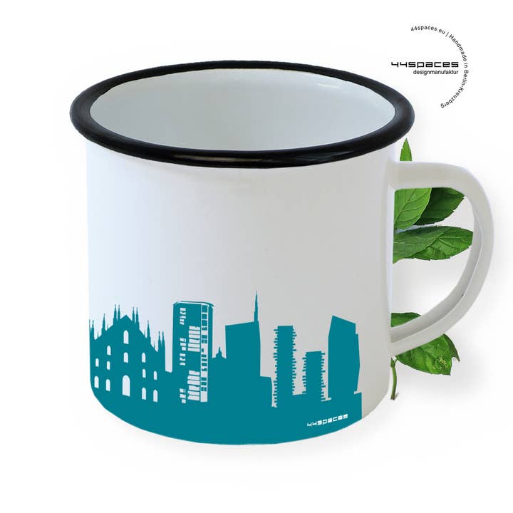 Milan enamel mug | 5 colors for wholesale by 44spaces