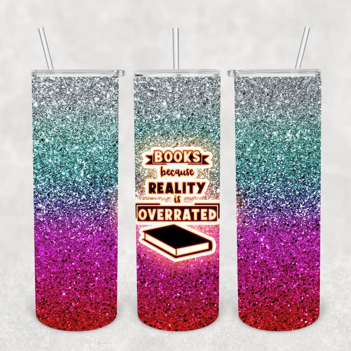 Books Because Reality is Overrated- Wholesale for wholesale by Goalie Mom Designs