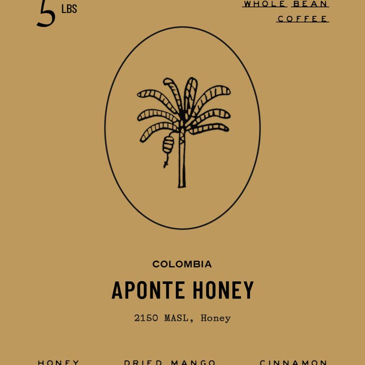 Casa Blanca Coffee Roasters - Wholesale Ground Coffee - Colombia Aponte Honey - Fresh Roasted Coffee - Ground