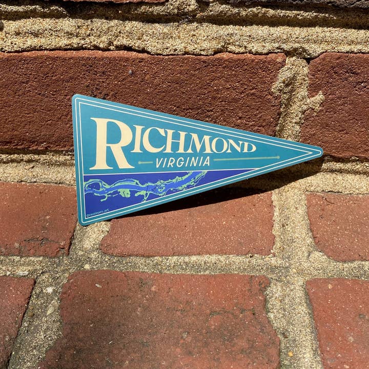 Three to the Em Prints - Wholesale Sticker - Richmond, Virginia Sticker Set, RVA, James River6