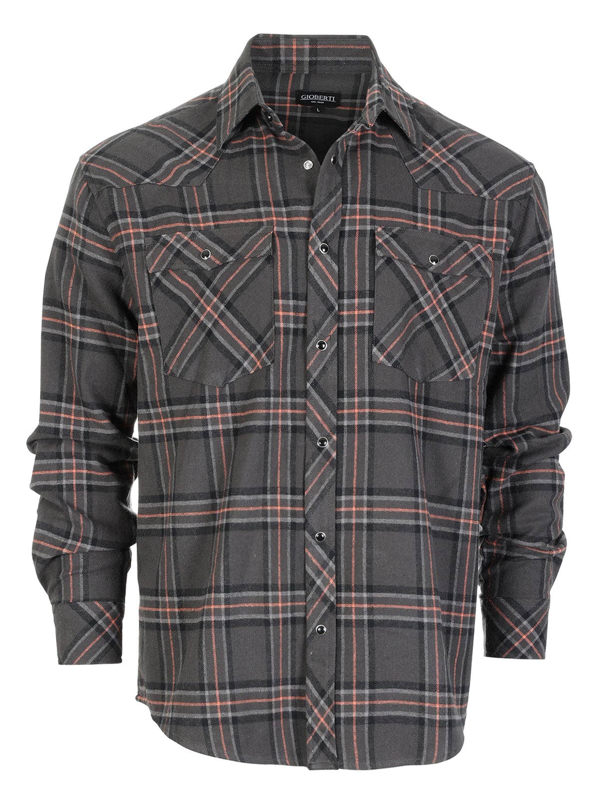 b-one inc - Vente Chemise à col boutonné – homme - Chemise western en flanelle à carreaux pour homme avec boutons-pression7
