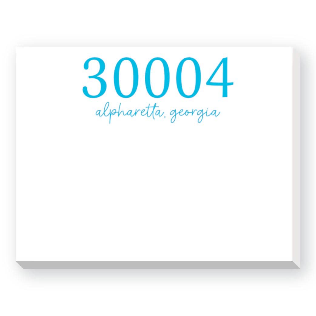 Donovan Designs - Wholesale Notepad - ZIP CODE DITTIE NOTEPAD0