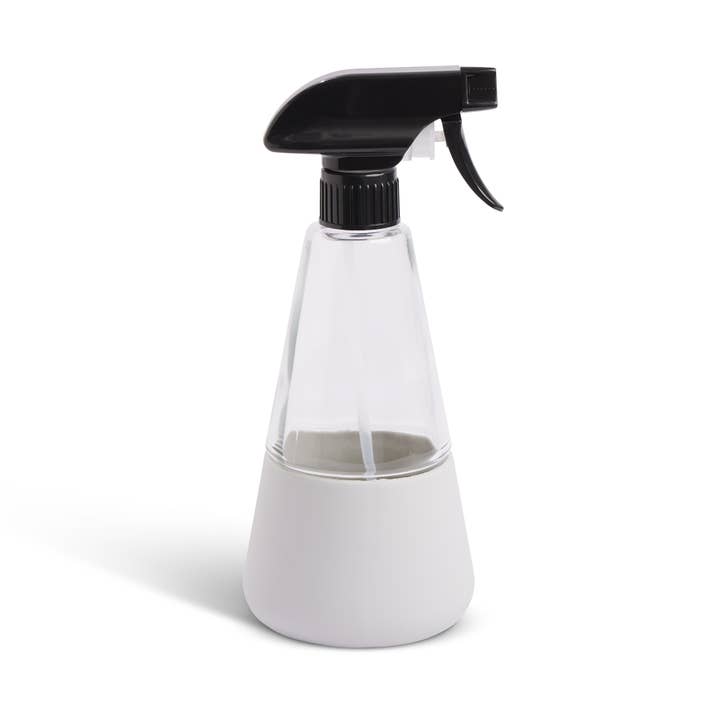 500ml Glass Spray Bottle with Silicone Sleeve - Hail for wholesale by Core Home