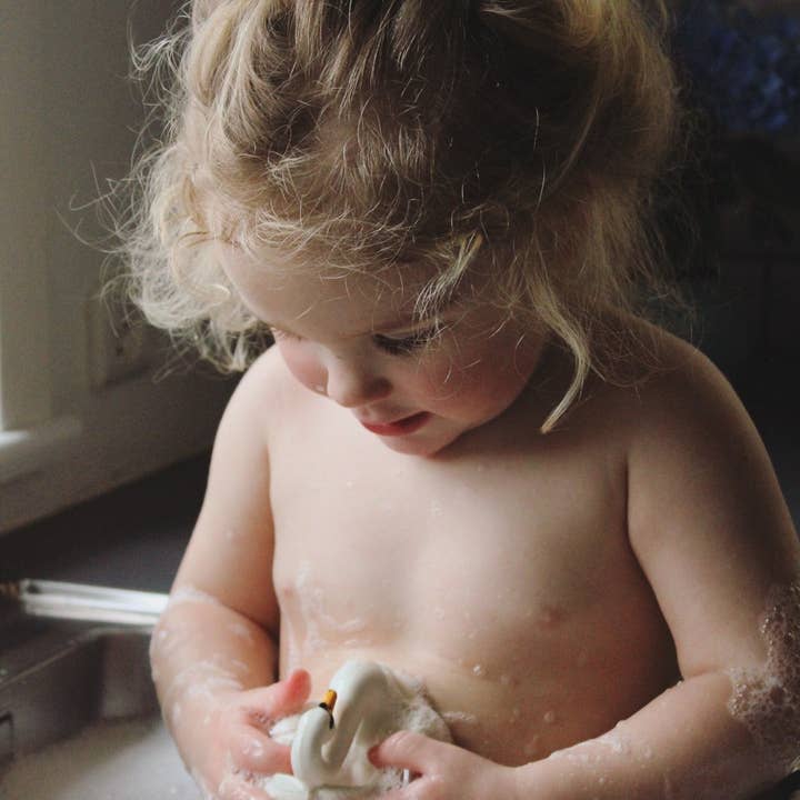 Natruba - Wholesale Bath Toy - Baby - Natural rubber Bathtoy Swan White Small6