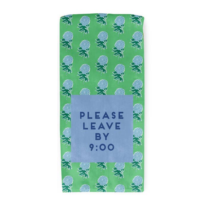 Please Leave Towel | Quality Hand Towel | Custom Guest Towel for wholesale by Clairebella Personalized Gifts & Pillows