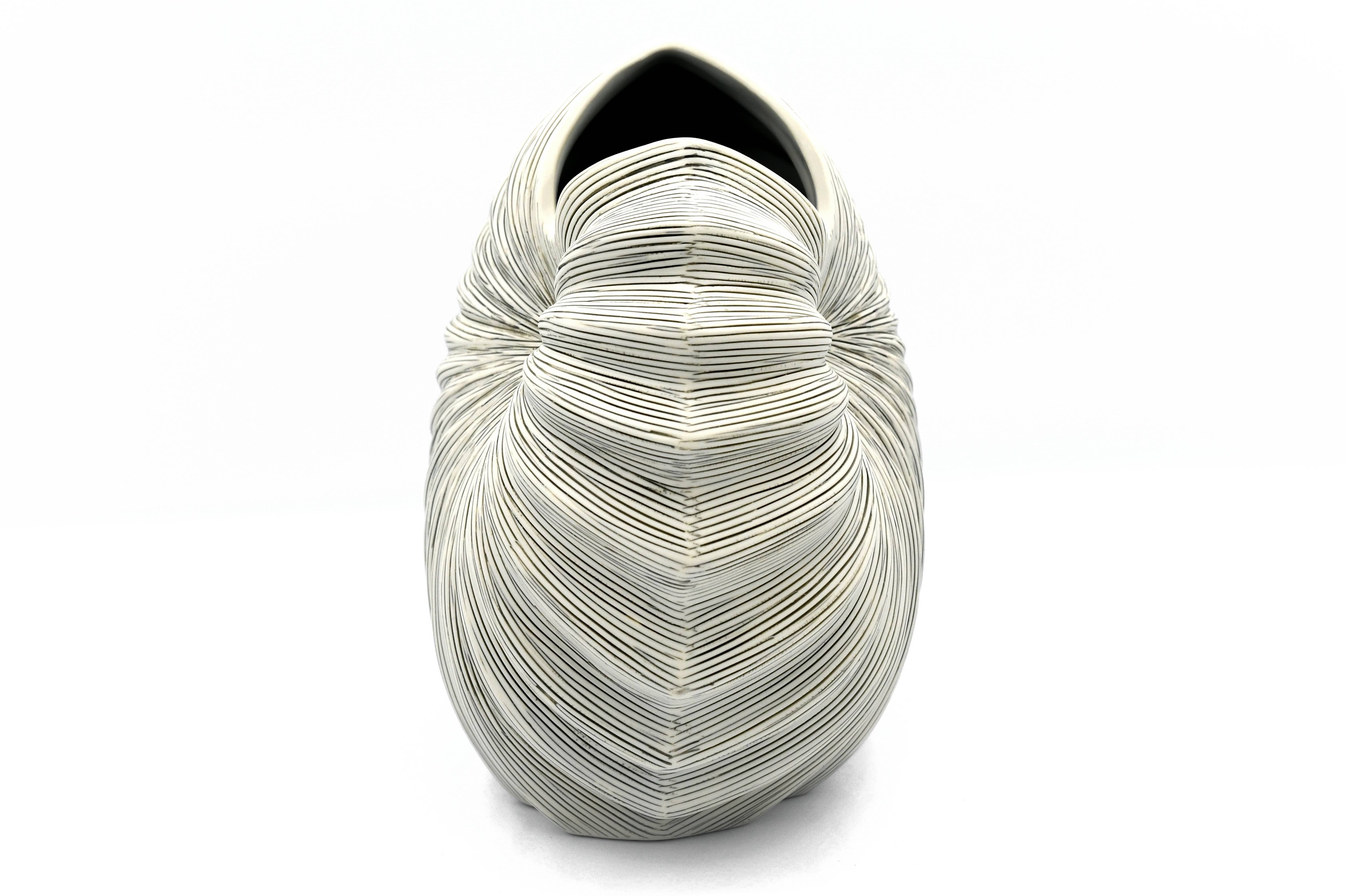 Art Floral Trading LLC – Engroshandel Vase – 1279W7 Palm M-håndlavet porcelæns vase4