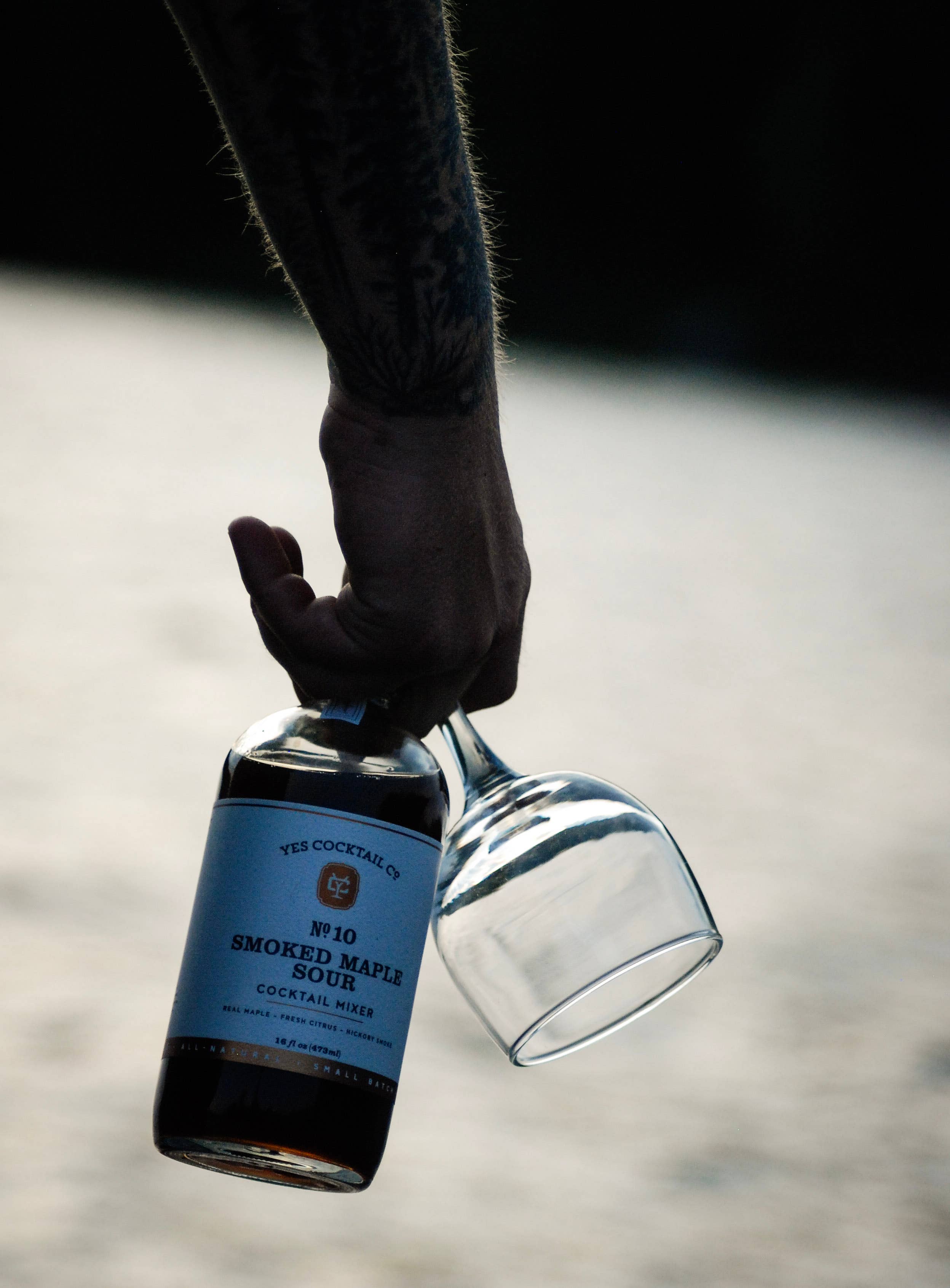 Yes Cocktail Co - Wholesale Cocktail Mix/Syrup - Smoked Maple Sour Cocktail Mixer: FALL SEASONAL6