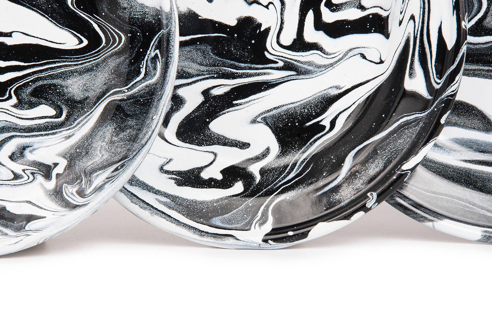 Artesano | Home Decor - Venta al por mayor Fuente - Bandeja redonda de aperitivos esmaltada de 7 pulgadas (juego de 4)5