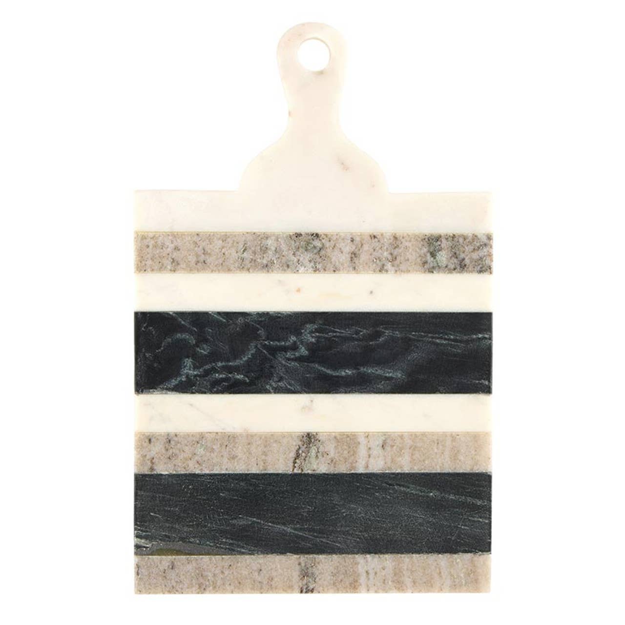 Santa Barbara Design Studio by Creative Brands - Wholesale Cheese Board - Stripe Marble Board with Handle0