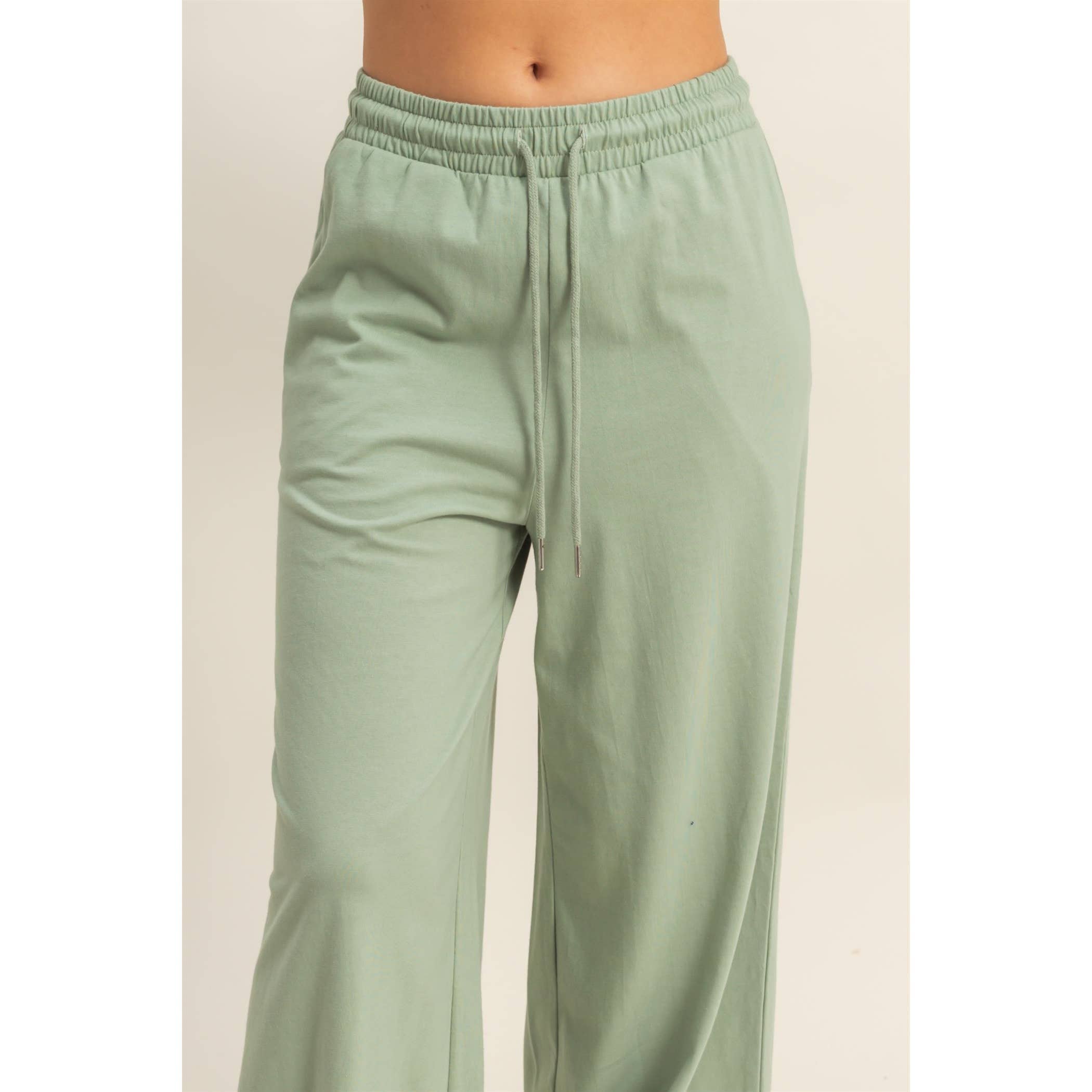 Double Zero - Vendita all'ingrosso Pantaloni sportivi/da jogging loungewear - Donna - Pantaloni larghi in cotone alla moda15