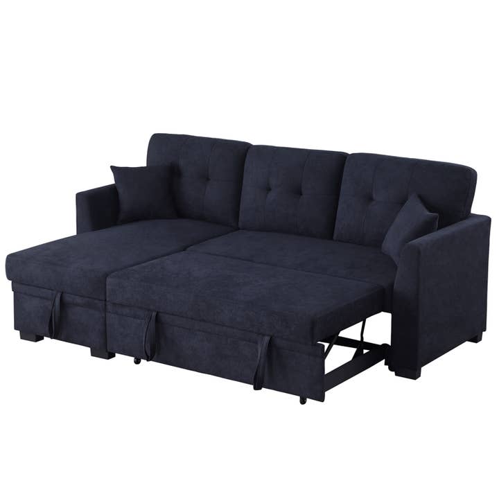 Infini Furnishings - Wholesale Sofa - Sectional sofa with pull-out bed & reversible storage chaise