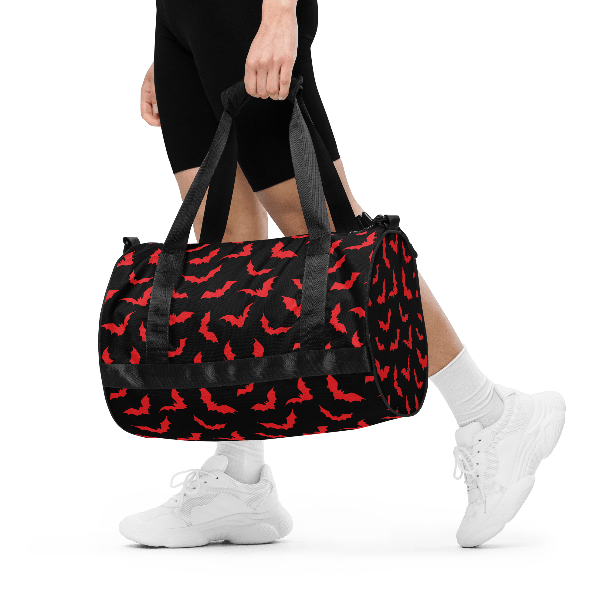 Goth Cloth Co. - Wholesale Weekender Bag - Women's - Bloody Bats Gym Bag1