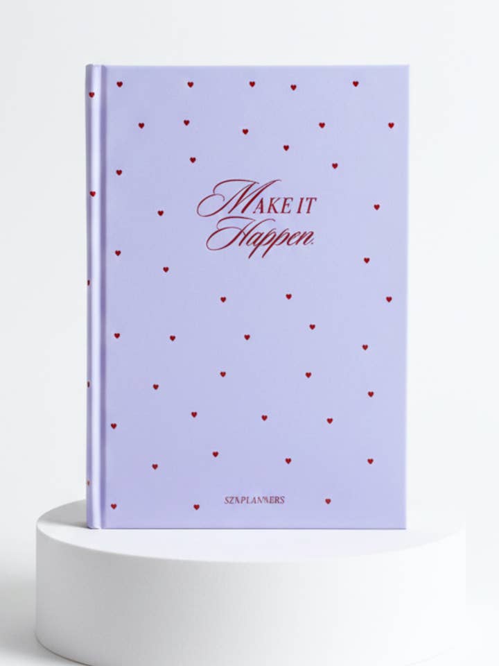 BEGRÄNSAD UPPLAGA : Rosa Hjärtan Daglig Planerare + Tacksamhetsdagbok för wholesale av SZN PLANNERS
