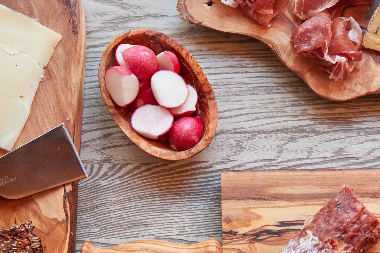 Verve Culture - Wholesale Serve Bowl - Italian Olivewood Aperitivo Bowls - Set of 47