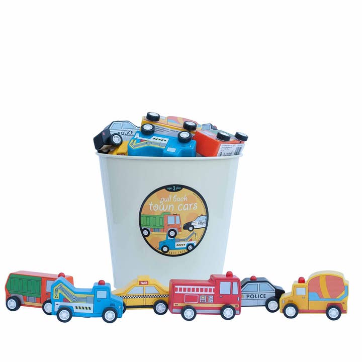 Jack Rabbit Creations - Wholesale Toy Car/Truck - Kids - Pull Back Around Town Cars Refill - Set of 243