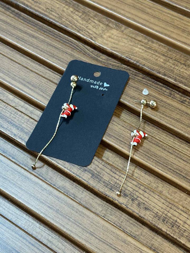 🎅 Santa Claus Dangle Earrings for wholesale by Arcfo Jewelry