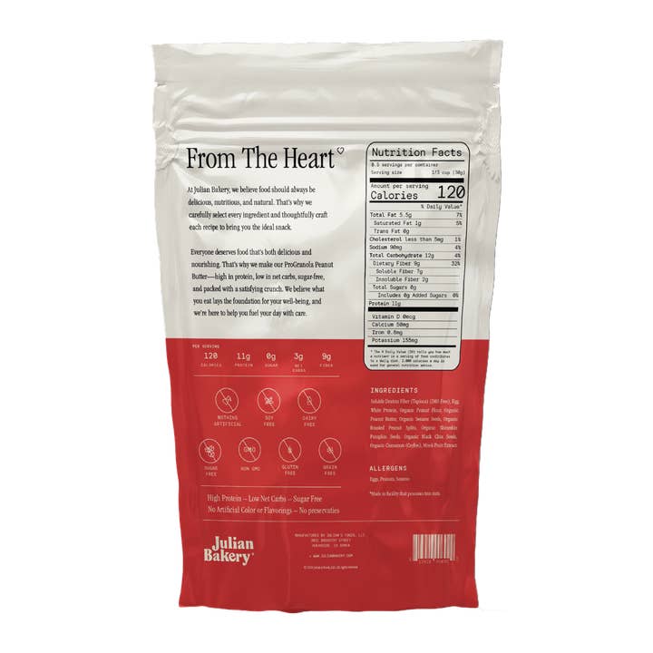 Julian Bakery - Wholesale Granola - ProGranola Peanut Butter Cluster4