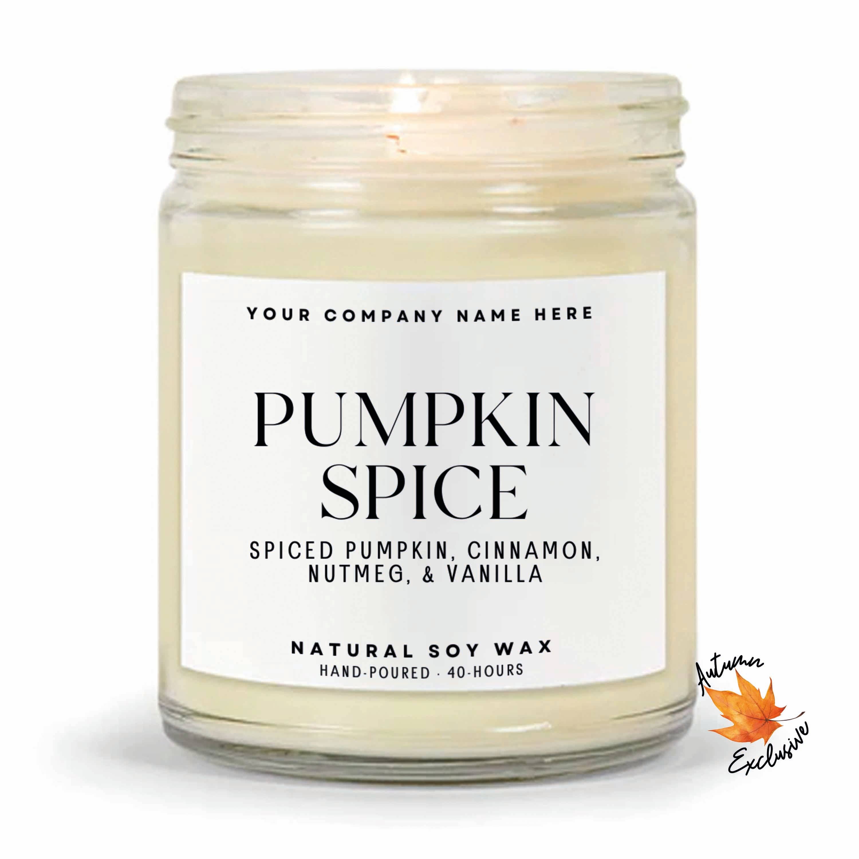 Candle Drop - Wholesale Jar/Filled Candle - Label Style 1 | Wholesale White Label Soy Candle | Clear Jar16