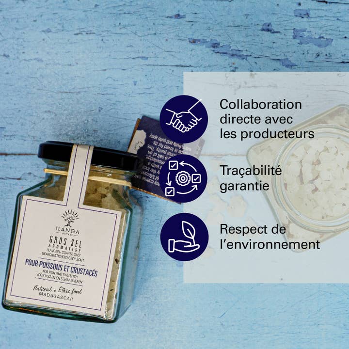 Ilanga Nature - Vente Sel - Gros Sel pour Poissons et Crustacés 175g6