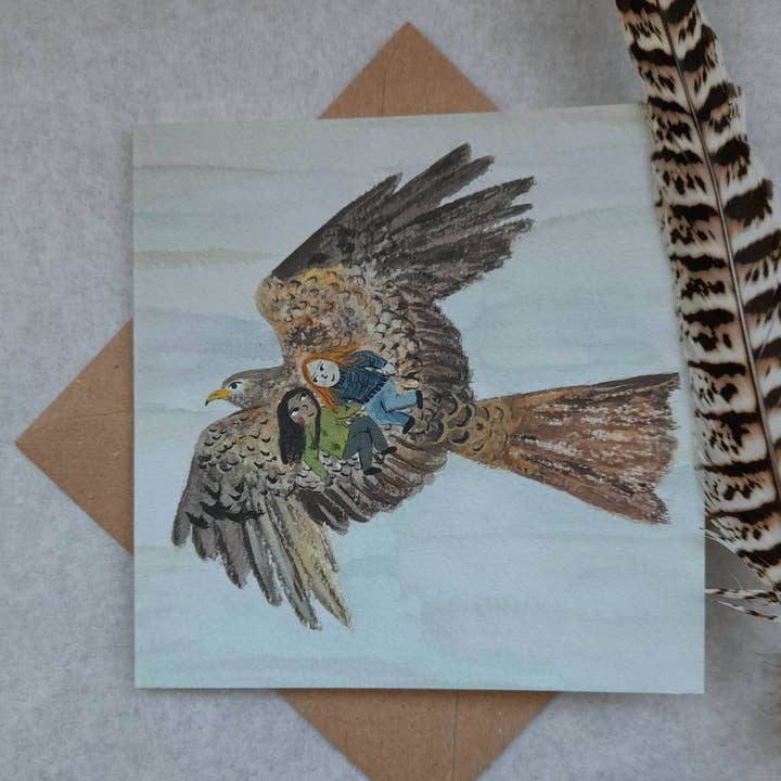 Fly a kite greetings card for wholesale by LYDIAMAE