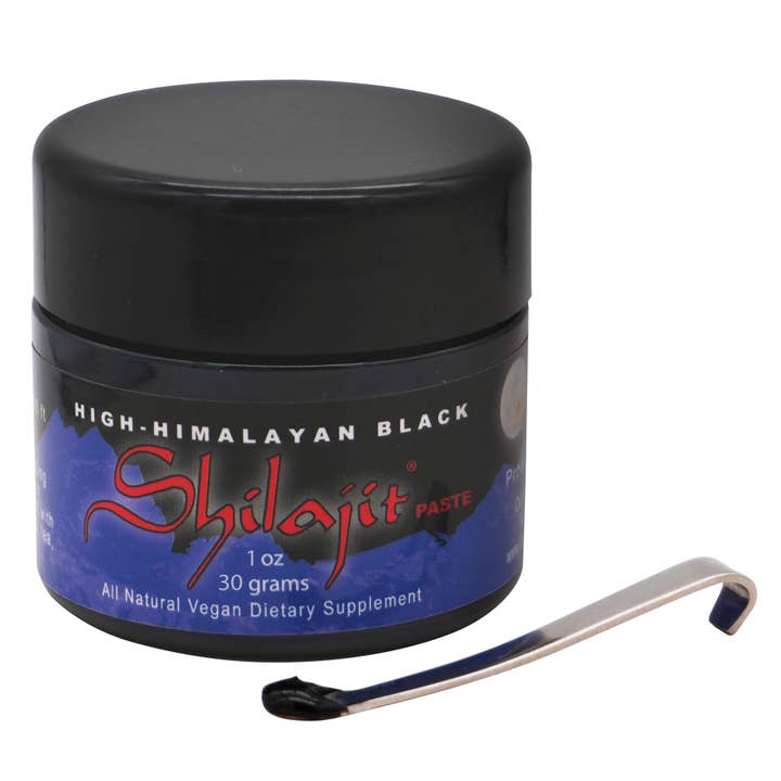 High Himalayan Raw Black Shilajit Paste (1/2 oz - 2 oz) for wholesale by Omica Organics