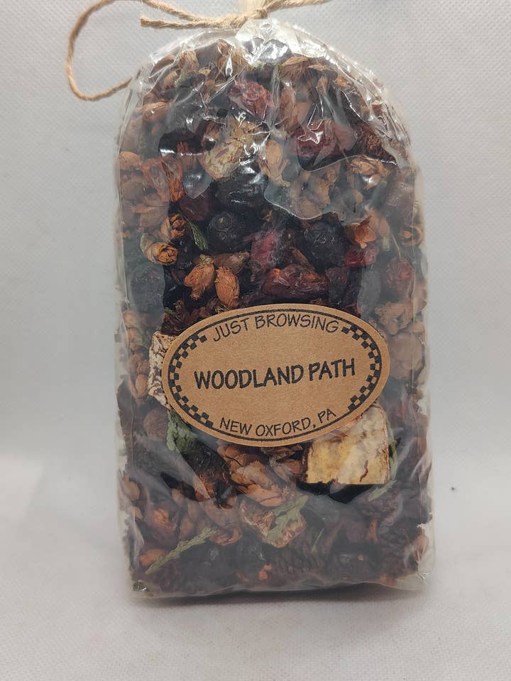Scented Potpourri with Rosehips - Woodland Path - Bulk for wholesale by Just Browsing, LLC