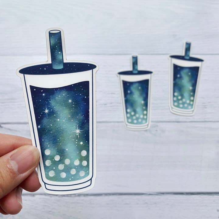 Galaxy Boba vinylklistermärke för wholesale av Kela Designs