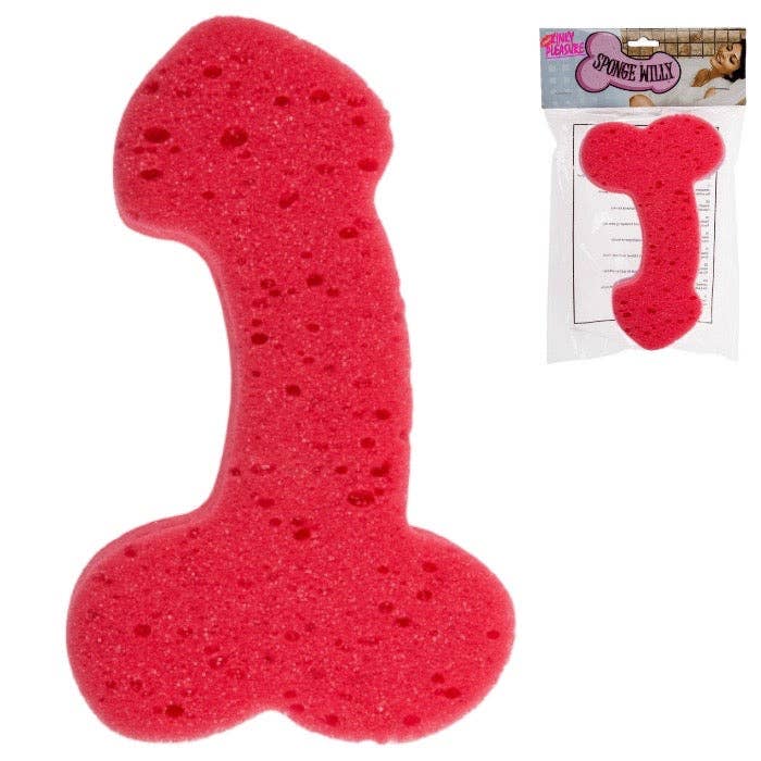 Kinky Pleasure - Wholesale Bath Pouf/Sponge - Kinky Pleasure - OB028 - Penis Bath Sponge - 3 Colors - 1 Piece