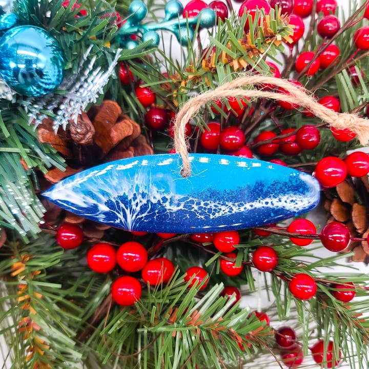 JEMS of the Sea - Wholesale Ornament Set - Sampler Set-16 Handmade Resin Ocean/Beach/Sealife Ornaments
