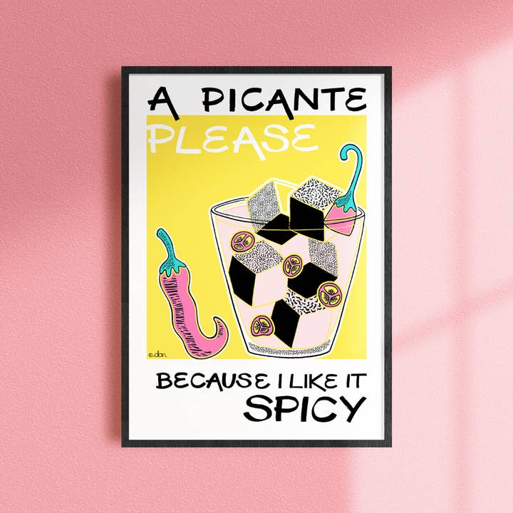 Picante Cocktailbar/Küchenkunst Druck für den Großhandel von Don Design