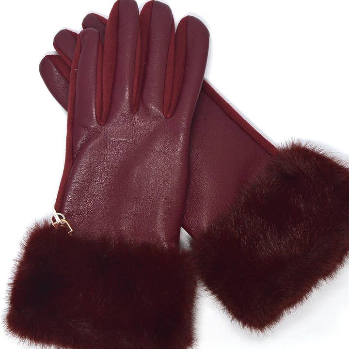 LUV & Co. - Wholesale Gloves - Women's - G5-11 Burgundy