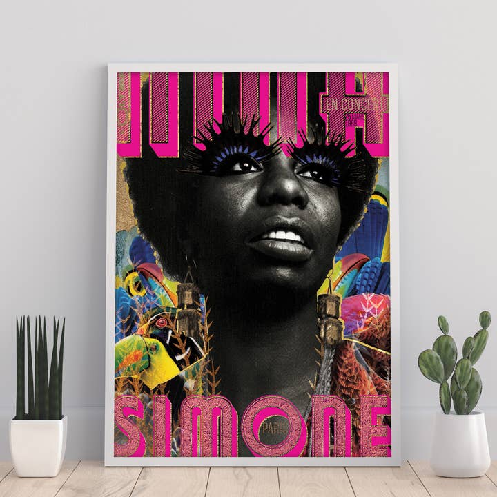 Nina Simone En Concert - 11X14” Art Print for wholesale by Star Editions