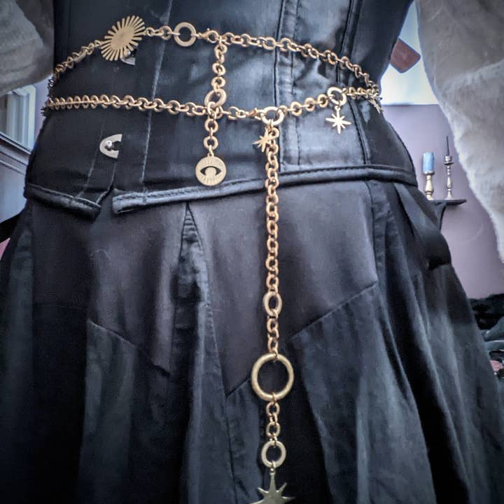 Cadena de Cintura STAR / Latón para venta al por mayor de DARKSTAR MACHINATIONS