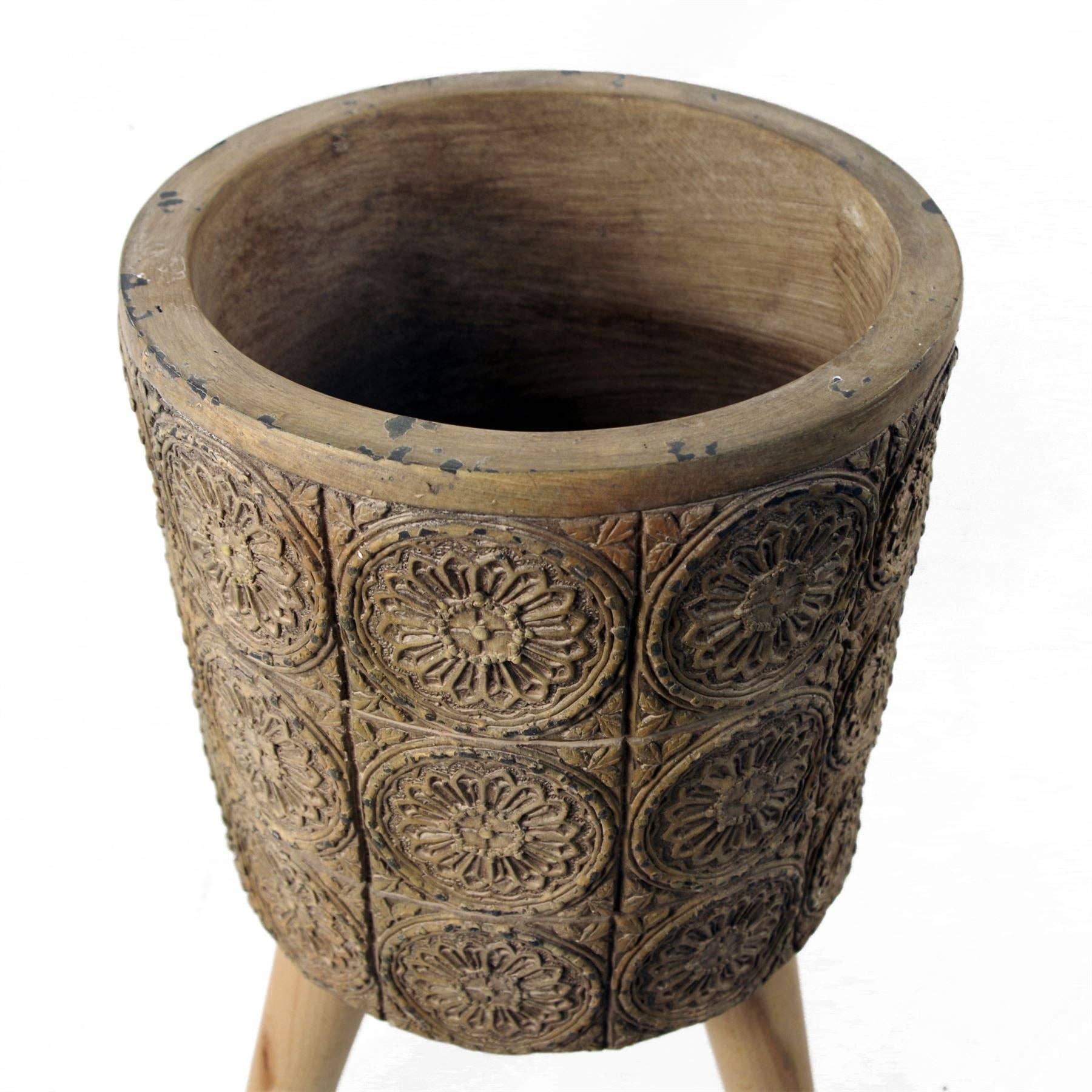 Leaf Design UK LTD - Wholesale Plantenpot - Bloemen Composiet plantenbak met standaard3