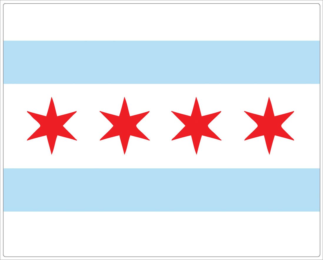 American Products Group, Inc - Vendita all'ingrosso Taglieri - Bandiera Chicago Magic Slice, 30,5 x 38,1 cm0