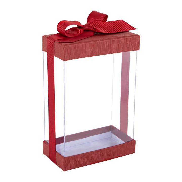 Hammont - Wholesale Gift Box - Clear Plastic Gift Boxes 6 Pack Bakery Boxes