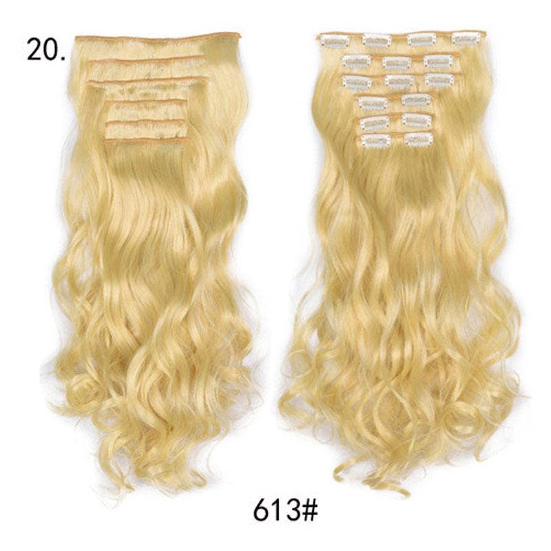 VIGOR - Wholesale Hair Extensions - Long Curly Wavy Hair 16 Clip In Hair Extension26