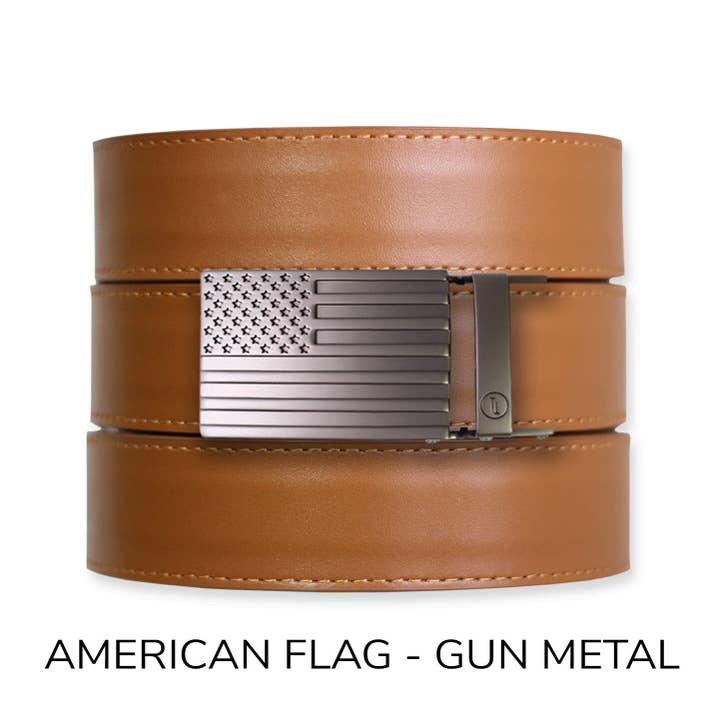 Tough Apparel - Wholesale Belt - Men's - British Tan Top Grain Leather Ratchet Belt & Buckle Set15